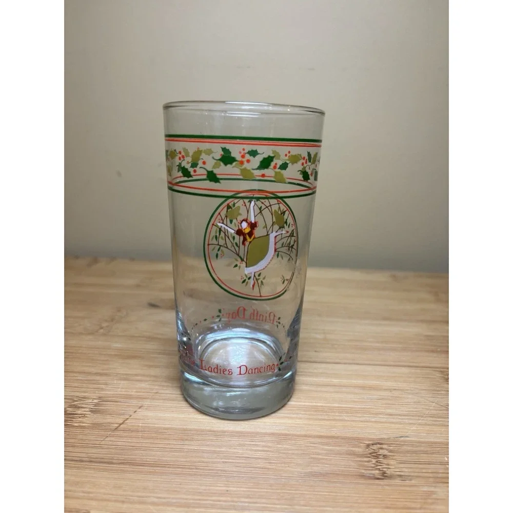 Libbey 12 Days of Christmas Glass 